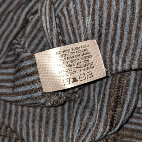 Coolibar Merino Wool Long Sleeve Stripe Quarter Zip Men's Large UPF 50+ - Picture 6 of 6